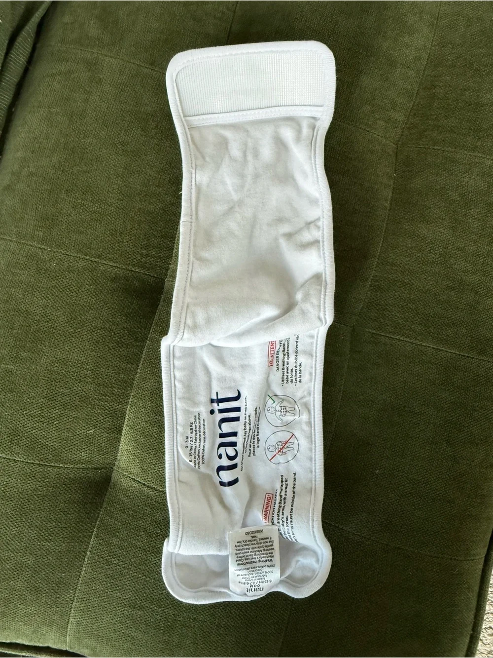 Nanit Breathing Wear Band 0-3M